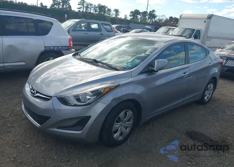 2016 Hyundai Elantra Se from USA, damaged, VIN 5NPDH4AE5GH750079